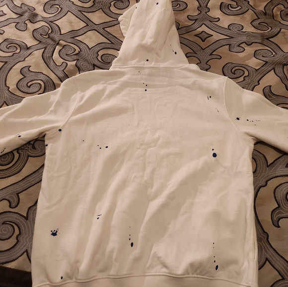 $228 Polo Ralph Lauren Mens Polo Bear Paint Splatter Pullover Hoodie Sz. M NWT! - Picture 7 of 12